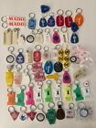 Vtg  Advertising Keychains Lot Of 55 Auto Bank RR And More