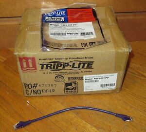 50 Tripp-Lite 1-foot CAT6 RJ45 Molded Snagless Network Patch Cables - Purple