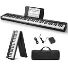 Eastar EP-10 Folding Digital Piano Keyboard Bluetooth Semi-Weighted 88 Key
