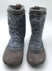 Sorel Women’s Size 7 Mid Calf Snow Winter Boots Tremblant Black White Gray Teal