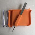 Tray holder for the right hand with spatula, tablet counter, two-channel
