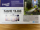 25 Ensure Energy Protein Shake Coupons For $3 Off Each Save $75 Exp: 6/30/25