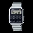 CASIO Vintage Series CA-500WE-1A Silver Calculator Stainless Steel Watch