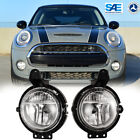 Fog Lights w/DRL For 2007-2015 Mini Cooper Driving Front Bumper Lamps Clear Lens (For: Mini)