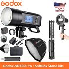 Godox AD400 Pro AD400Pro Outdoor Flash + Triopo KX55 SoftBox with Grid Stand kit