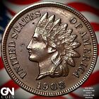 1908 S Indian Head Cent Penny Y3014