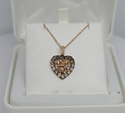 Le Vian Princess Alexandra 14K RG Diamond & Smoky Quartz  Necklace (1.46g) $1600