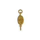 10K Yellow Gold Delta Kappa Gamma Key Pin University Sorority Vintage May 1929