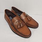 Bragano Cole Haan Loafers Brown Leather Tassel Italy Shoe Men's 12M EUC