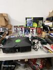 VINTAGE LOT OF  XBOX CONSOLE & GAMES & Wireless LOGITECH & MORE