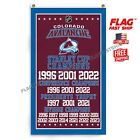 Colorado Avalanche 3x5 ft Banner Flag Premium NHL Hockey Stanley Cup Champions