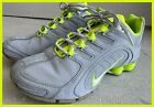 Nike Shox Running Shoes 356918-031 Gray/Lime Green Women’s Size 9 Clean VGC