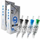 MIUXIA 40Pcs Assorted Mixed Disposable Tattoo Needle Cartridges Round Liner