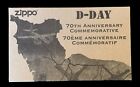 Zippo Lighter NIB -Normandy D-Day 70th Anniversary Ltd Edition Set #3869 of 7000