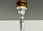 New ListingVINCENT BACH Trumpet Mouthpiece 1C 26-7 Special Order Rim Gold