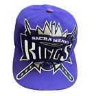Custom Sacramento Kings Big Logo NBA Snapback Hat Rare Custom NOT VTG Basketball