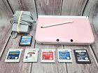 New ListingNintendo 3DS XL Handheld System Console Pink/White SPR-001 USA TESTED w/ 6 Games