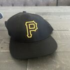 Pittsburgh Pirates MLB Authentic New Era Fitted Cap 7 3/4 Black Hat dc7