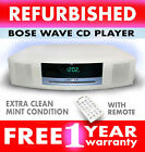 Refurbished Bose Wave Music System AM/FM Radio CD Player Platinum White AWRCC2