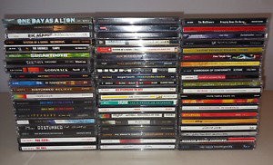 Lot of 59 Rock CD's (Alternative, Heavy Metal, Classic, Grunge, Hard Rock 1990s)
