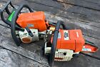 Lot(2) Stihl Chainsaws 025 & MS210C  For Parts Or Repair AS-IS Chain Saw Ms250