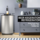 Beer Kegerator Single Tap Draft Beer Dispenser Full Size Keg Refrigerator w/Tray