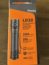 Fenix LD30 1600 lumen EDC LED tactical flashlight w/ USB rechargeable battery