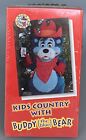 Vintage Kids Country With Buddy The Blue Bear Vol. 1 VHS “NEW”