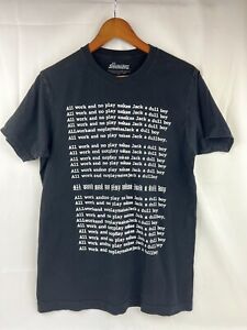 Vintage Y2K The Shining All Work and No Play Makes Jack a Dull T-Shirt Medium