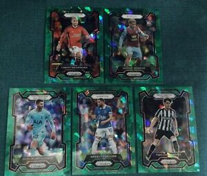 2023-24 Prizm Premier League Soccer GREEN CRACKED ICE Lot of 5 🔥