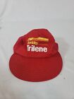 Vintage Berkley Trilene Snapback Mesh Trucker Hat Cap Red Made in USA Fishing
