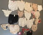 VINTAGE Granny Panties LOT OF 22 + OTHERS ASSSORTED SIZES & COLORS