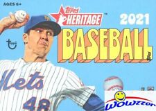 2021 Topps Heritage Baseball EXCLUSIVE HUGE Factory Sealed Blaster Box-Loaded!