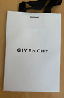 Givenchy white luxury paper shopping bags 9 in x 6 in x  3.5 in