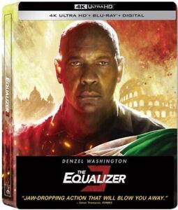 Equalizer 3 (2023) Steelbook | 4K Ultra HD + Blu-ray + Digital - Best Buy NEW