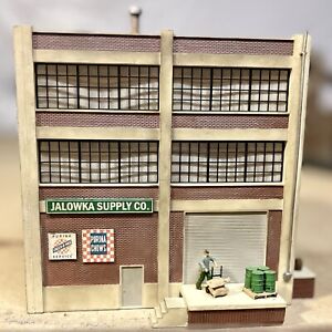 HO Scale Warehouse-Jalowka Supply Company-Built-Slightly Weathered