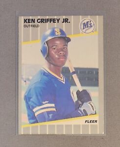 1989 Fleer #548 Ken Griffey Jr. RC Rookie Seattle Mariners