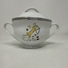 Pottery Barn REINDEER Sugar Bowl w/Lid Cupid A+ CONDITION