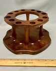 Decatur Industries Deco Walnut Tobacco 12 Pipe Stand/Humidor Holder