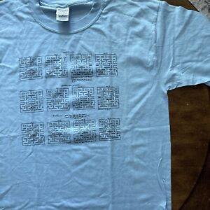 Phish Shirt Maze Large Blue Pac-Man Sphere