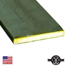 Solid Flat Bar Steel Plate - Hot Rolled Plain Metal Stock - 1/8'' X 3/4'' X 1FT