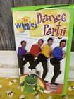 THE WIGGLES: DANCE PARTY VHS VIDEO MOVIE, ORIGINAL CAST, 15 SONGS, GREG MURRAY +