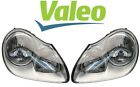 Valeo Pair Set of Left & Right Headlight Assemblies Halogen For Porsche Cayenne (For: Porsche Cayenne)