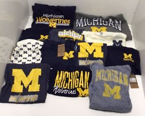Wholesale Lot Of University Of Michigan Ladies Apparel Retail $304 LOT OF 12