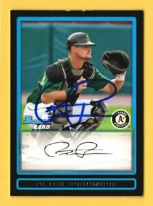 2009 Bowman Prospects #BP24 Petey Paramore RC Rookie - Hand Signed Auto