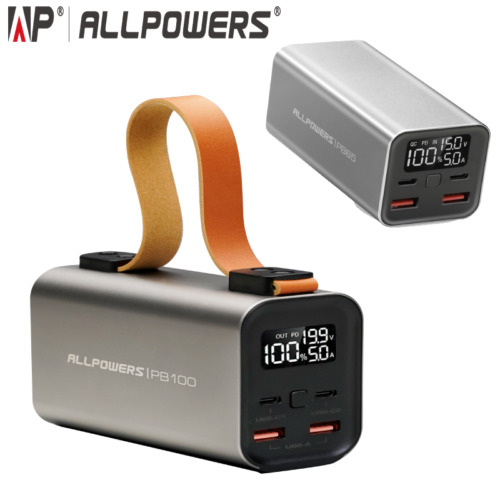 ALLPOWERS Fast Charge Power Bank Battery USB-Ports Portable Charger Powerbank
