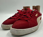 Puma Adult Unisex Risk Red Classic Suede Low Top Athletic Running Shoe Size M12