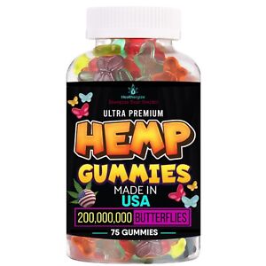 Natural Gummy Bear-Butterfly Shaped-Stress, Sleep, Anxiety, Pain, Calm-USA Made