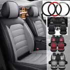 For Hyundai Elantra/Tucson/Sonata/Accent Nappa Leather Car Seat Covers Protector (For: 2021 Hyundai Elantra)