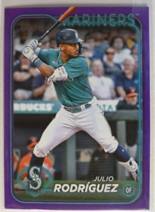 New Listing2024 Topps Series One (1) Meijer Purple Parallel #44 Julio Rodriguez -Mariners